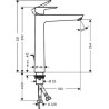 Talis E mitigeur de lavabo 240 avec tirette et vidage - finition aspect doré poli Réf. 71716990