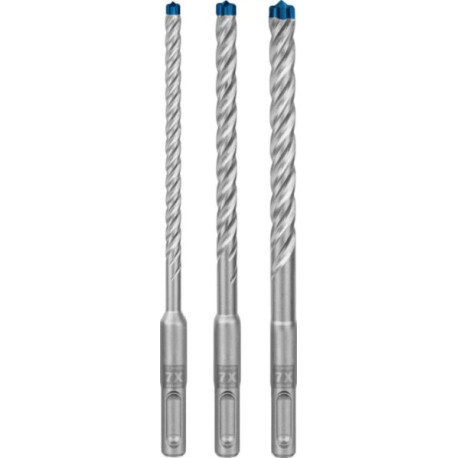 Foret pour perforateur Expert SDS plus-7X 6/8/10 mm, lot de 3 pièces Réf. 2608900196
