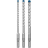 Foret pour perforateur Expert SDS plus-7X 6/8/10 mm, lot de 3 pièces Réf. 2608900196