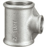 Té réduit 130R fonte malléable galvanisée femelle 33x26x33 réf.130G3326