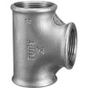 Té réduit 130R fonte malléable galvanisée femelle 33x26x33 réf.130G3326