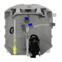 Station de relevage eaux usées à enterrer Sanifos 610 - 2 pompes avec système vortex Réf. SANIFOS6102VXSPT
