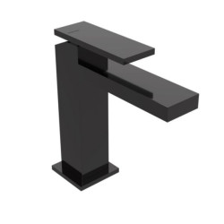 Mitigeur lavabo TABULA Regular avec vidage Up & Down Chromé Noir Réf. TA22072