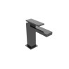 Mitigeur lavabo TABULA Regular avec vidage Up & Down Chromé Noir Réf. TA22072