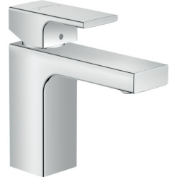 Mitigeur lavabo 100 Vernis Shape CoolStart avec tirette et vidage synthétique chromé Réf : 71594000