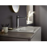 Mitigeur lavabo 190 Vernis Blendavec tirette et vidage synthétique Chromé Réf. 71552000