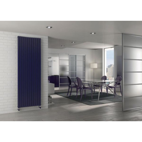 Radiateur eau chaude décoratif PIANO vertical Noir satiné 1820x344x46 934 W Réf. PI218200630A482A01
