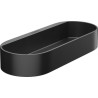 Corbeille de rangement profondeur 39 mm noir mat  Réf. 27913670