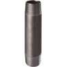 Mamelon 530 tube soudé filetage conique longueur 100mm noir D26x34 réf.530N10026