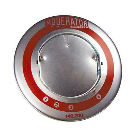 Tuyau rigide email noir brillant moderateur n° 3 d 200 a 280 réf. 920033