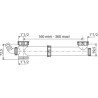 Tubulure Altech plastique 2 bacs avec prise mal nf