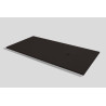 RECEVEUR BASE NUDE 100 MOKA (120X100). Bonde standard. Grille inox. Possible rebord. Découpe sur-mesure. Réf: 53005896