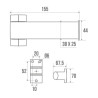 Distributeur de papier WC ARSIS en aluminium époxy anthracite Réf. 049713