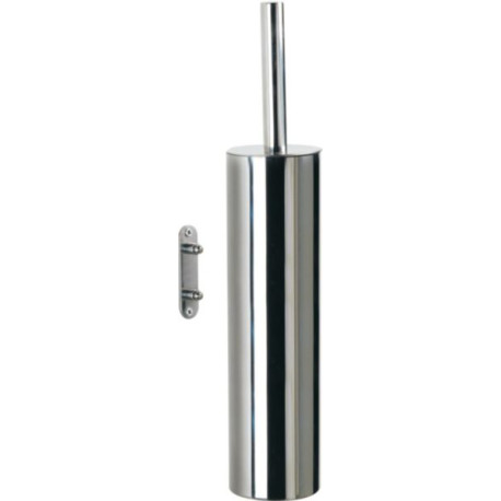 Porte balai a mur avec brosse en nylon edera a fixer chrome réf. ED341300203