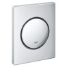 Plaque de commande manuelle NOVA Cosmopolitan, pour urinoir, 116 x 144 mm, chromé Réf. 38804000