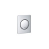 Plaque de commande manuelle NOVA Cosmopolitan, pour urinoir, 116 x 144 mm, chromé Réf. 38804000