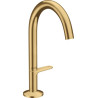 Mitigeur lavabo AXOR ONE Select 170 , bonde Push-Open Aspect doré brossé Réf. 48020250