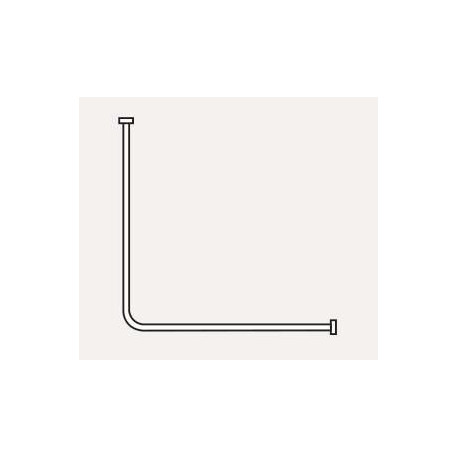 Rail en U, 1200 x 1120 x 1200 mm, pour receveurs de 1200 x 1200 mm, Réf. 24009