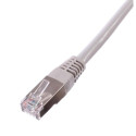 Cordon RJ45 blindé - catégorie 6A - 100 Ohms - FTP - gris - longueur cordon 3 m Réf. 23903