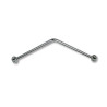 Porte-rideau d'angle D 20 inox brillant 0,90 x 0,90 m réf. 1367