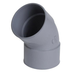 Coude femelle femelle 45° diamètre 125mm UCX44