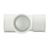 Te pied de biche femelle femelle 87°30 diamètre 32mm blanc Réf. UTF188BL