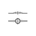 Centreur 80 mm pour rouleau flexible (par 10) A2050600 Réf. 0020267922