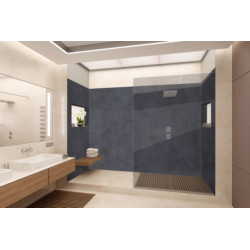Plaque DECOFAST Béton foncé 2000x900x3mm Réf.400345