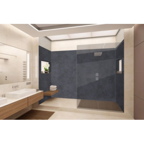 Plaque DECOFAST Béton foncé 2000x900x3mm Réf.400345