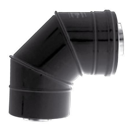 Coude concentrique BIOTEN 87 inox/galva D 100 / 150 réf. 470910