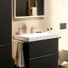 Mitigeur lavabo 80 Tecturis E  CoolStart sans tirette ni vidage Chromé Réf. 73001000