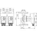 Circulateur collectif chauffage haut rendement Yonos Maxo-D 40 / 0,5 - 16 Réf. 2120666