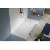 RECEVEUR BASE SLATE 80 MARFIL (150x80). Bonde standard. Grille inox. Possible rebord. Découpe sur-mesure. Réf: 53012816
