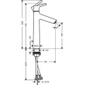 Mitigeur de lavabo Talis S 190 avec tirette et vidage Réf. 72031000