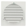 Grille d'aération spéciale façade blanc 1GETM16B pour tube PVC