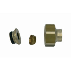 Raccord eurocône 3/4" à compression pour tube ClimaComfort S5 10,5x1,3mm réf. 1409040004