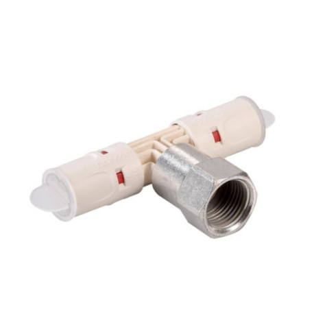 Té instantané femelle à visser 26x3-3/4-26x3 (x2) Réf. 9130GP263426