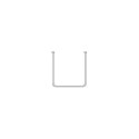 Rail en U, 1000 x 920 x 1000 mm, pour receveurs de 1000 x 1000 mm, Réf. 24217