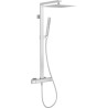 Colonne de douche thermostatique Strayt chrome réf. E98321-CP