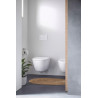 Pack WC suspendu D-Neo, abattant frein de chute et système de fixation Durafix 370x540mm blanc Réf. 45770900A1