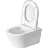 Pack WC suspendu D-Neo, abattant frein de chute et système de fixation Durafix 370x540mm blanc Réf. 45770900A1