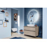 Pack WC suspendu D-Neo, abattant frein de chute et système de fixation Durafix 370x540mm blanc Réf. 45770900A1