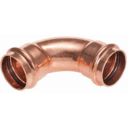 Coude 90 Altech à sertir cuivre femelle femelle diamètre 54 mm sachet de 1 pièce