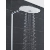Colonne de douche avec mitigeur thermostatique Rainshower System SmartControl Duo 360 Blanc 26250LS0