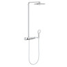 Colonne de douche avec mitigeur thermostatique Rainshower System SmartControl Duo 360 Blanc 26250LS0