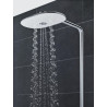 Colonne de douche avec mitigeur thermostatique Rainshower System SmartControl Duo 360 Blanc 26250LS0