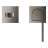 "Mitigeur monocommande 2 trous lavabo taille M GROHE Plus Hard Graphite brossé Réf. 29303AL3"