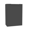 Lave mains Alterna Plénitude longueur 40cm profondeur 22cm Gris caviar version droite