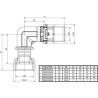 Coude à écrou tournant 16x2 - 3/4 (x2) Réf. 7096GW1634