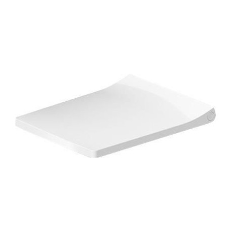 Abattant Viu amovible, charnières inox, sans amortisseur de fermeture, blanc Réf. 21110000